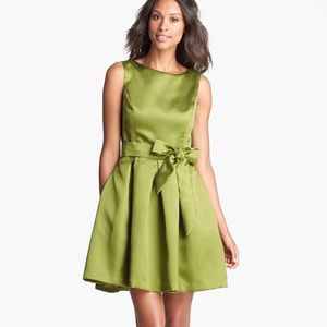 Isaac Mizrahi Mikado Fit and Flare Dress